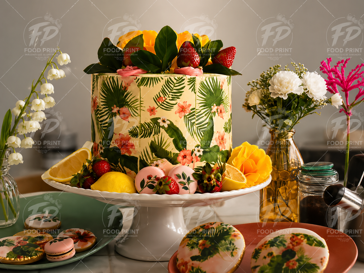 Pasteles con imagen